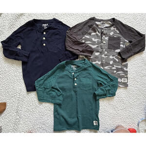 3 Oshkosh B'gosh Long Sleeve Shirts
